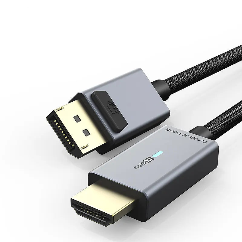 CABLETIME CD30N Cable DisplayPort Macho a HDMI Macho 4K 3m CT-AV585-P02G4K60-S3