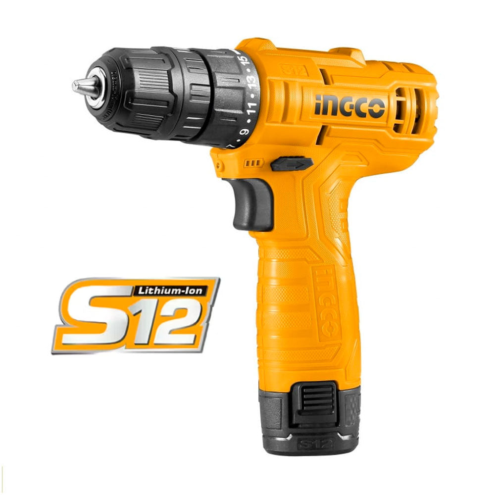 INGCO CDLI12415 Taladro Atornillador Inalámbrico 12V