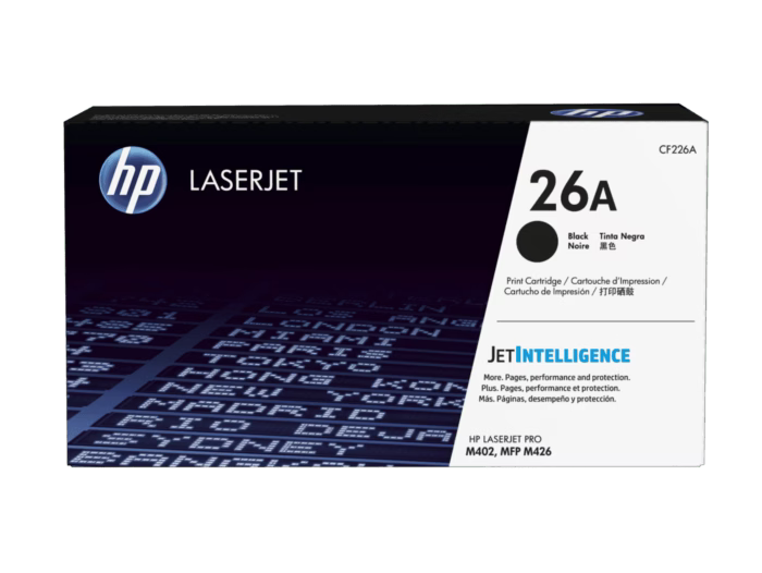 HP CF226A LaserJet 26A Cartucho de Tóner Negro