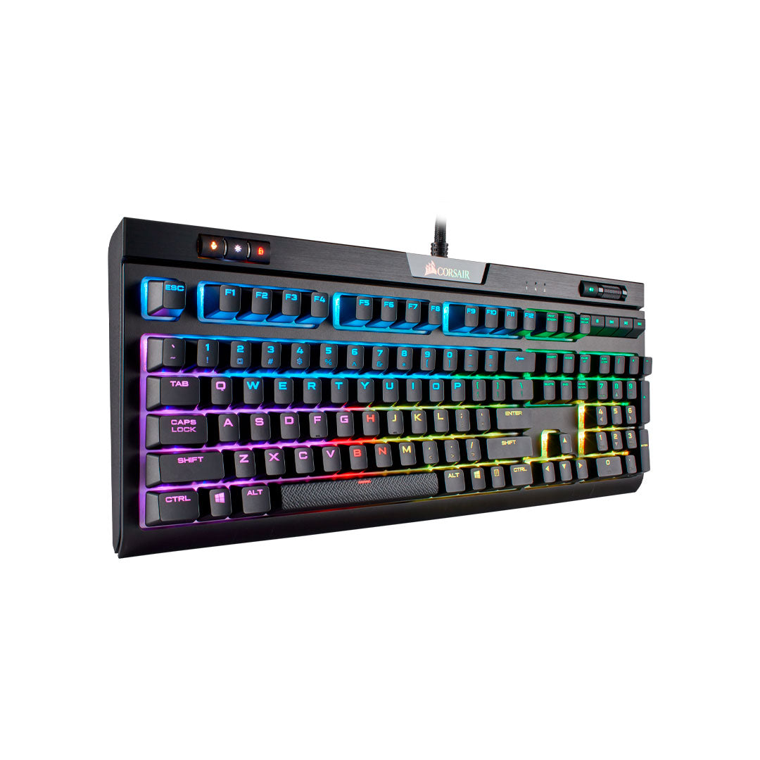 CORSAIR STRAFE RGB MK.2 Teclado Mecanico Gamer CHERRY MX Red