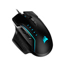 CORSAIR GLAIVE RGB PRO Mouse Gamer 18000DPI 7 botones Negro