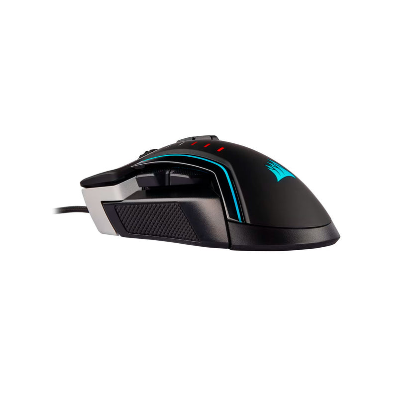 CORSAIR GLAIVE RGB PRO Mouse 18000DPI 7 botones Alumínio