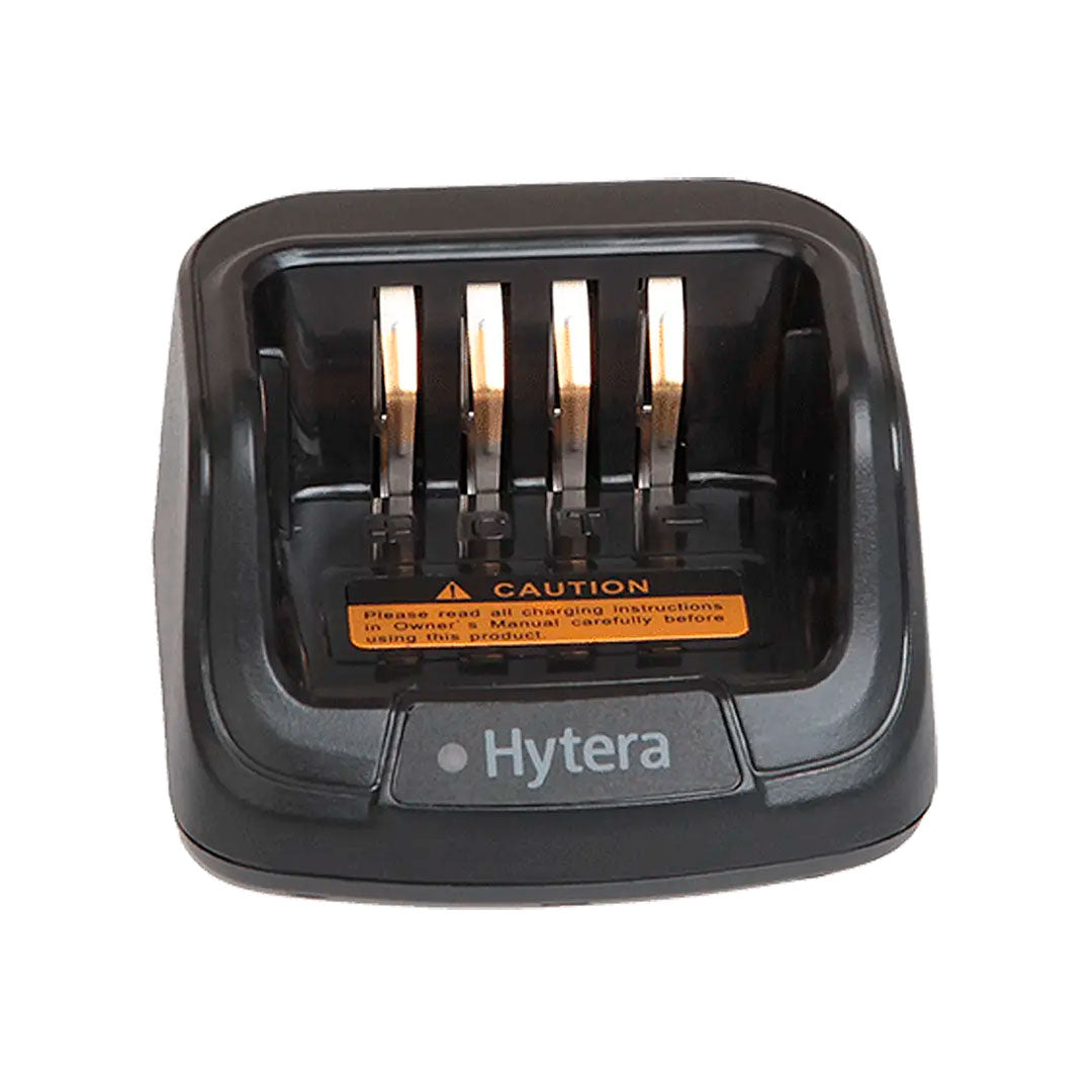 HYTERA CH10A07 Cargador de radio para banda libre para mesa sin fuente