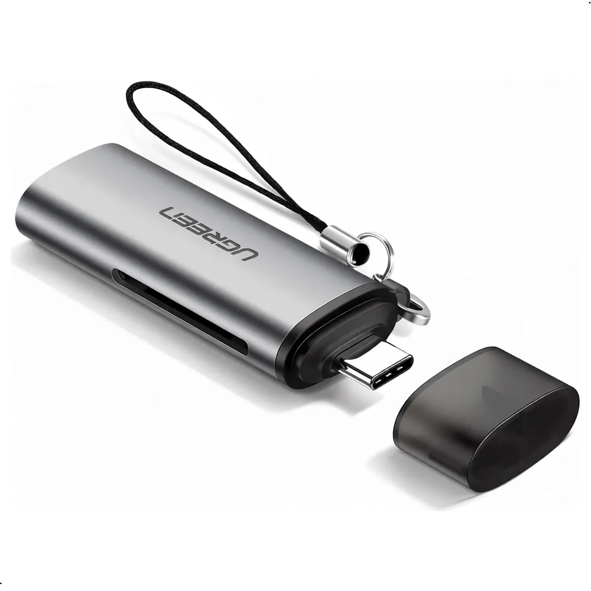 UGREEN CM184 50704 Lector de Tarjeta USB-C TF a Puerto SD TF y a Micro SD