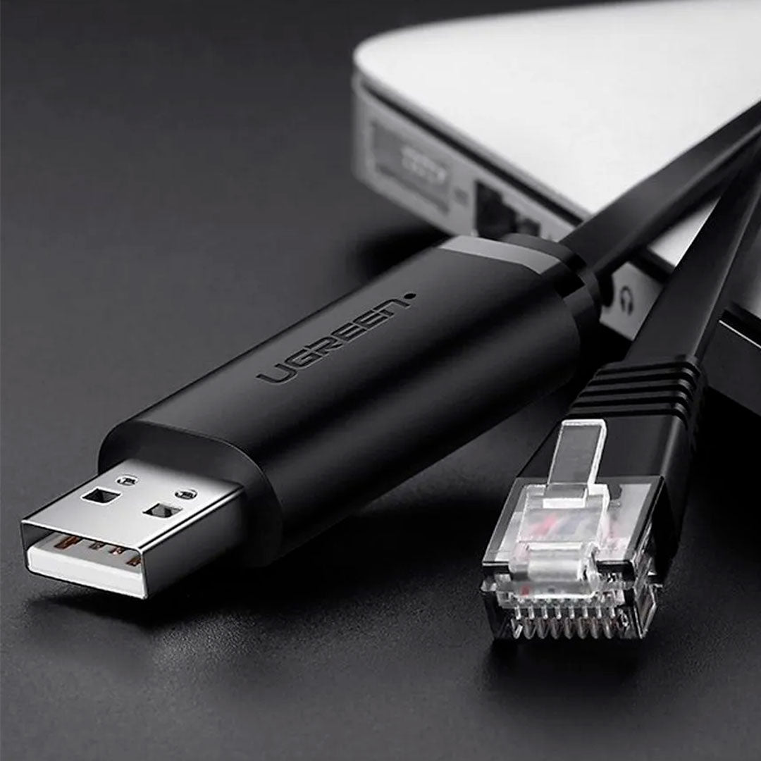 UGREEN CM204 50773 Cable USB 2.0 a RJ45 para Consolas con Chip FTDI 1.5m