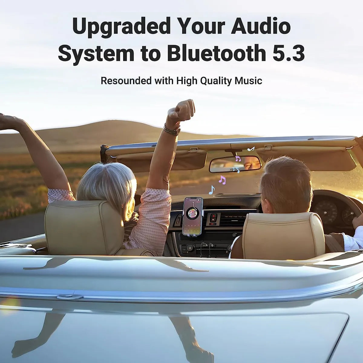 UGREEN CM309 70601 Adaptador Bluetooth 5.0 USB a 3.5mm Carro Speaker