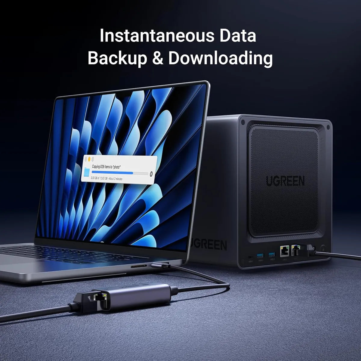 UGREEN CM648 25052 Adaptador USB-C Ethernet 2.5G Giga RJ45