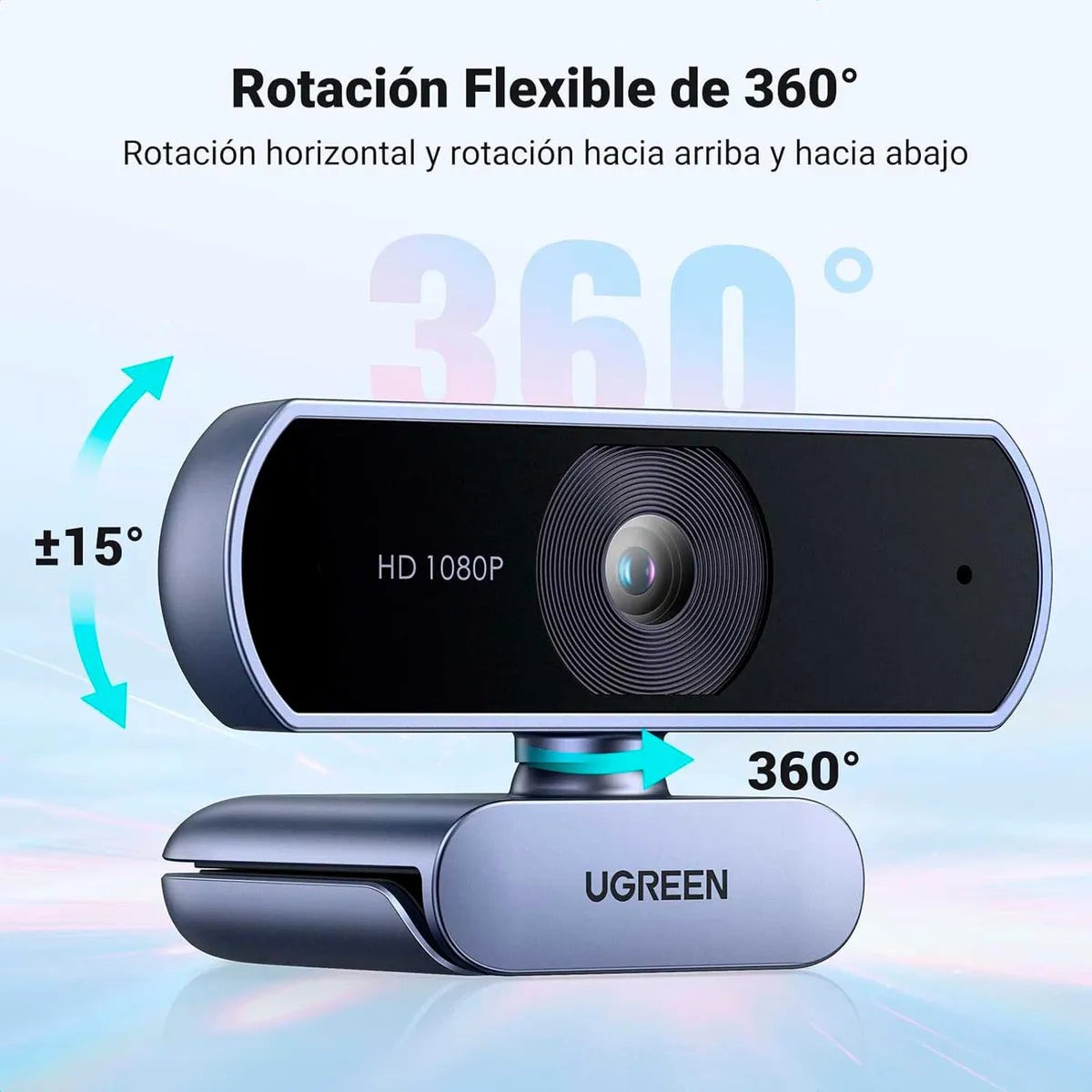 UGREEN CM678 15728 Camara Web Fhd 1080P Negro