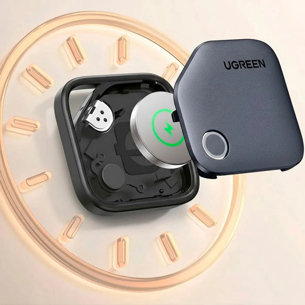 UGREEN CM829 55769 Rastreador Bluetooth Tag Samsung Smartthings Gris