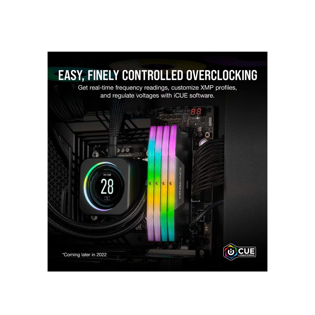 CORSAIR VENGEANCE RGB DDR5 Memoria RAM 16GB 4800MHz CL40