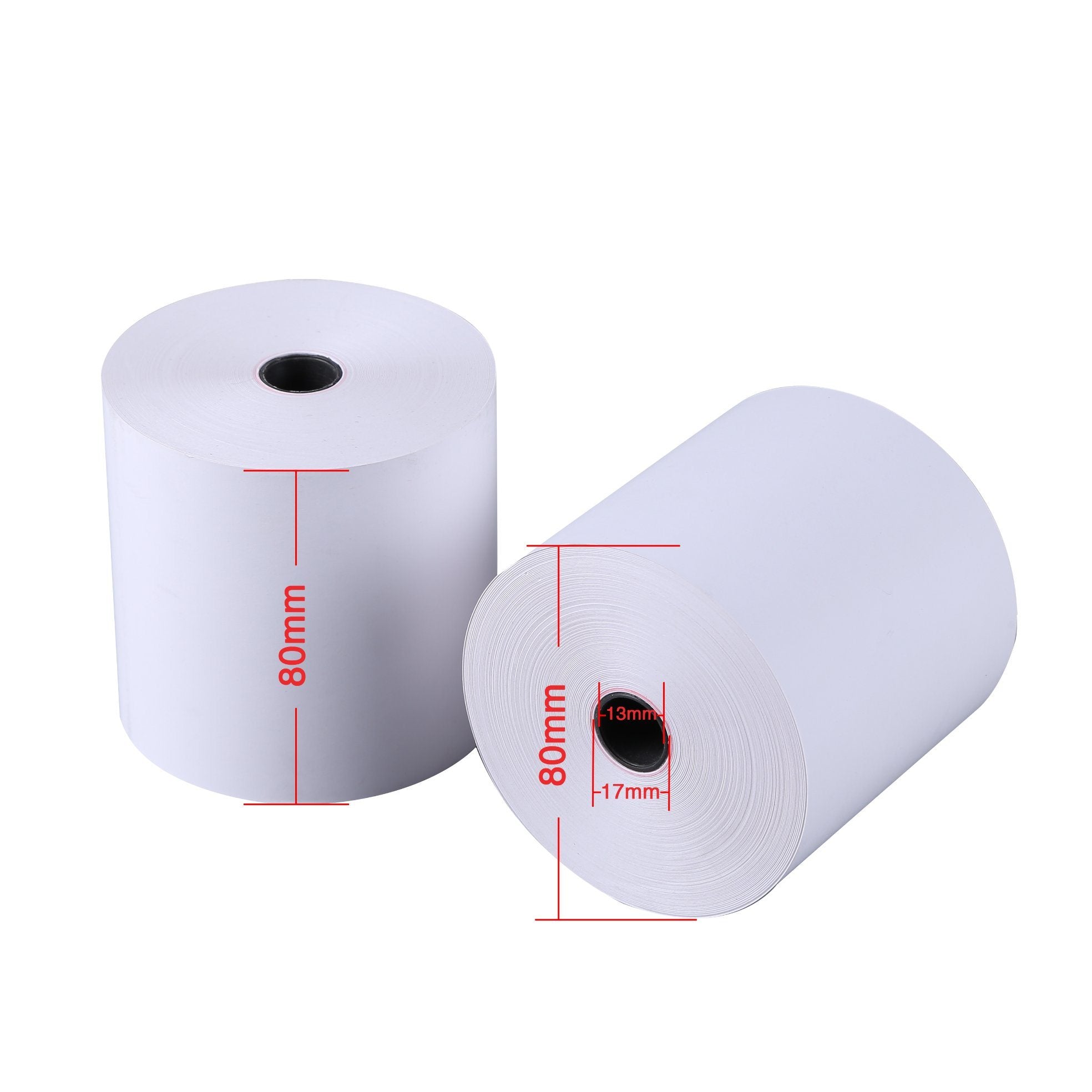 CONTOMETRO TERMICO 5-PACK 80x80mm 55G para Impresoras Térmicas de Facturación Electrónica