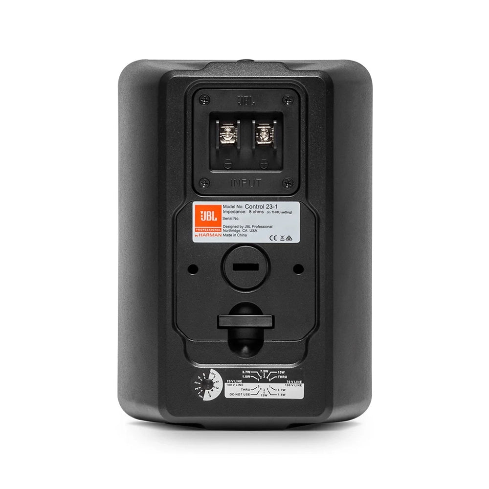 JBL CONTROL 23-1L Parlante de Superficie Compacto 3" 8 ohms 50W Negro