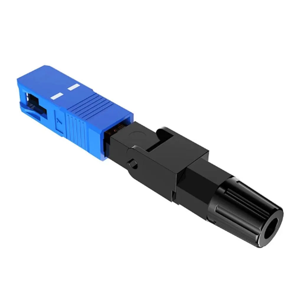 HUBA CORAMESCUPC Conector Mecanico Rapido de Campo Fibra Optica Monomodo SC UPC Azul