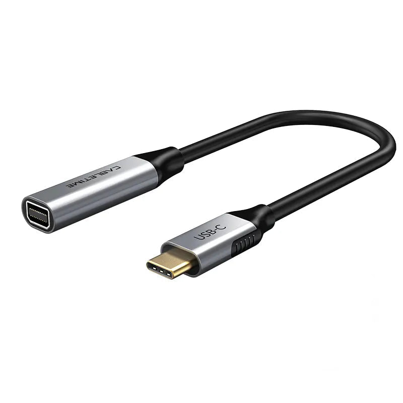 CABLETIME CP14A Adaptador USB-C Macho a Mini DisplayPort 4K Hembra CT-C160-PU31-CMmDP-S0.15