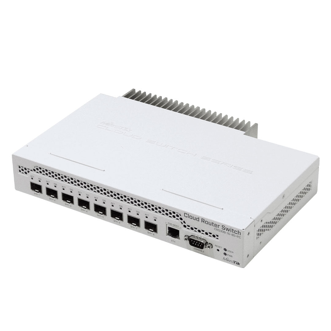 MIKROTIK CRS309-1G-8S+IN Switch 8 Ranuras SFP+ 10Gb, 1 Puerto Gigabit Ethernet