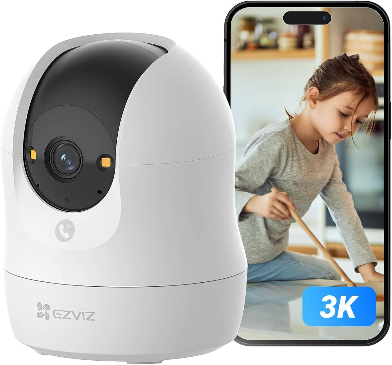 EZVIZ C6N G1 3K Camara de Seguridad WIFI 5MP PT350 WDR Inteligente