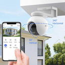 EZVIZ CB8 3MP 360º WIFI security camera with battery, 2-way audio, autotracking, Alexa. Detects humans 