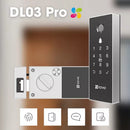 EZVIZ DL03-PRO WIFI Bluethooth Smart Lock com teclado, impressão digital e cartão 