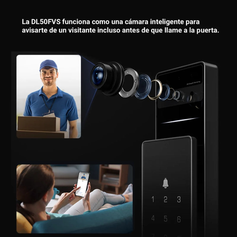 EZVIZ DL50 Cerradura Inteligente Con Reconocimiento Facial