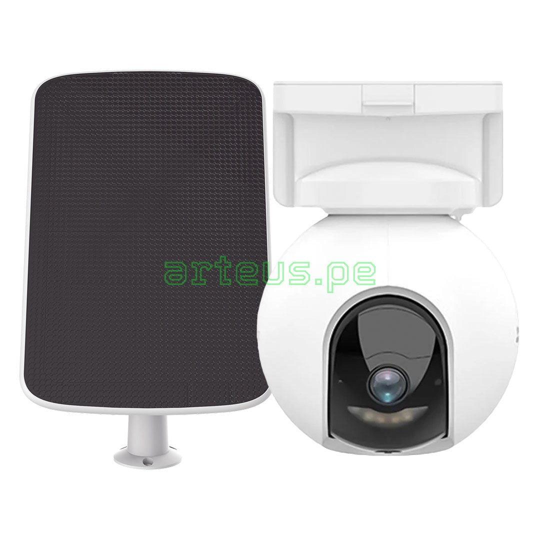 EZVIZ EB8 4G LTE Cámara de Seguridad PT Exterior 3MP 2K con Panel Solar