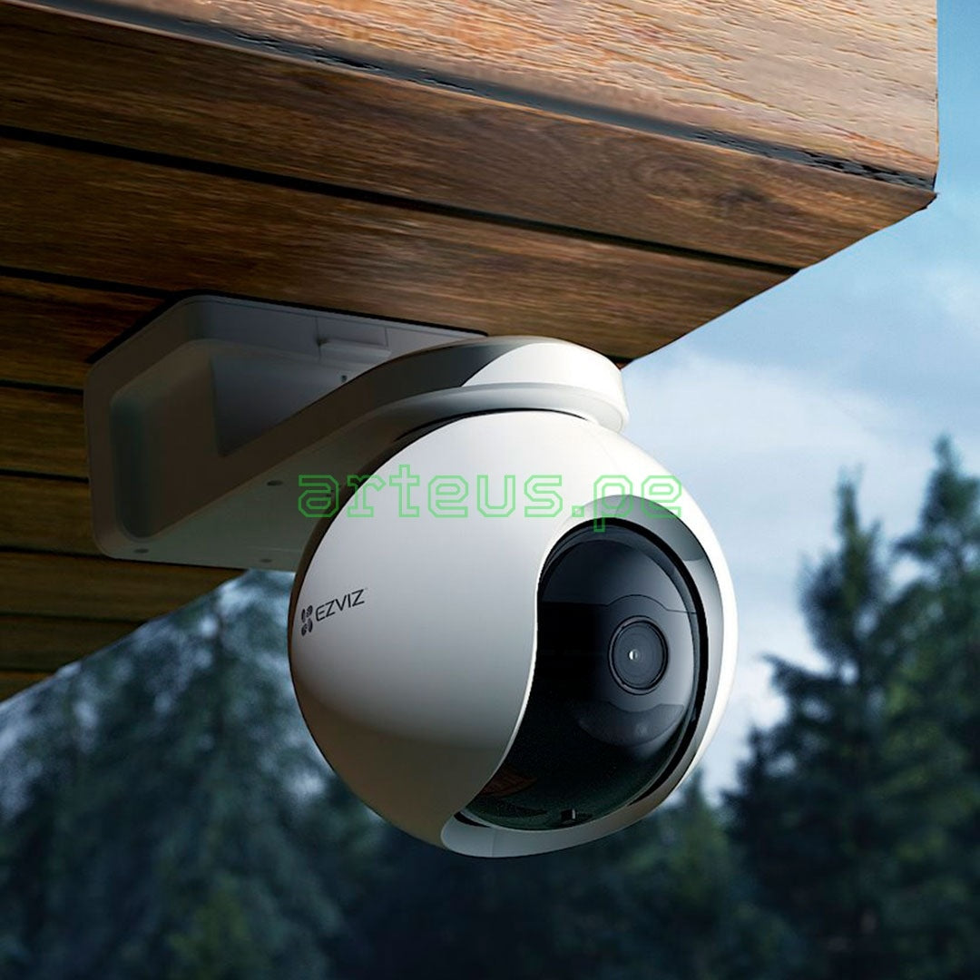 EZVIZ EB8 4G LTE Cámara de Seguridad PT Exterior 3MP 2K con Panel Solar
