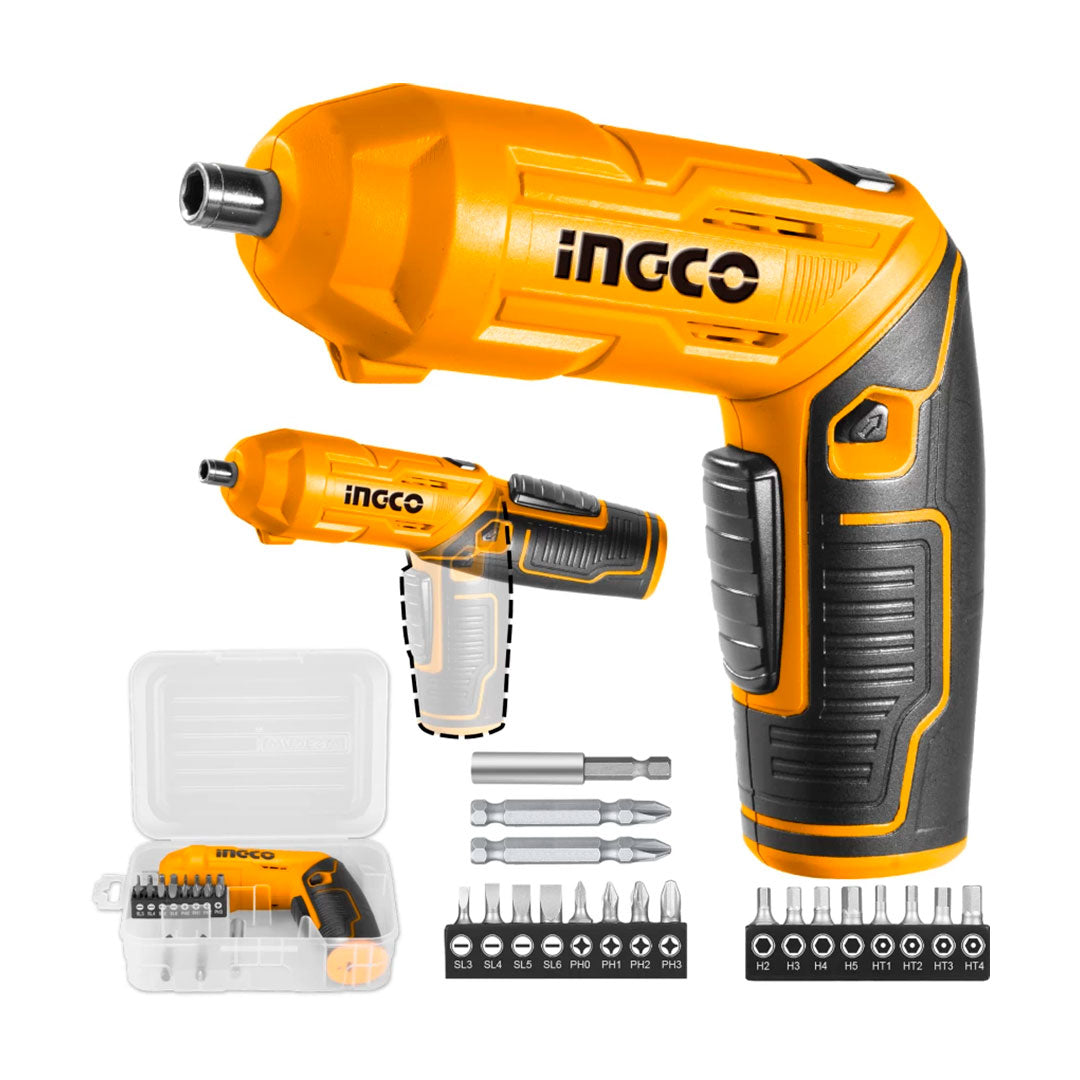 INGCO CSDLI0442 Atornillador 4v 4N.M + accesorios