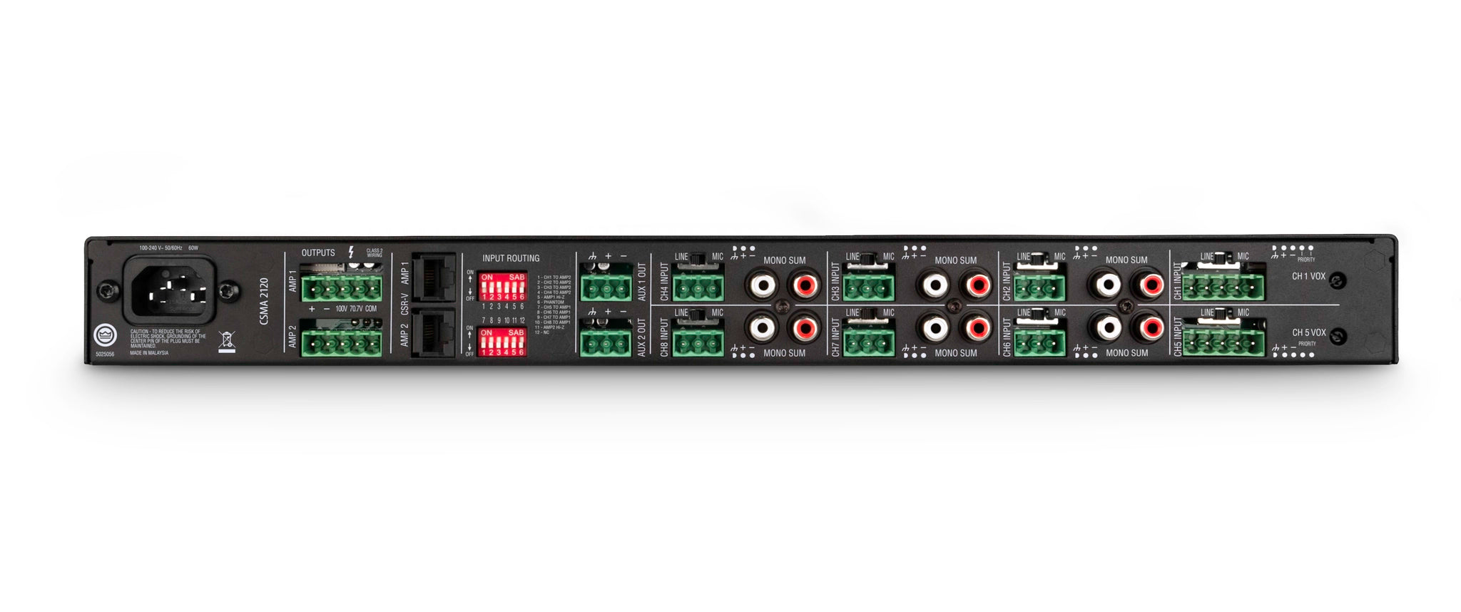 JBL NCSMA240-U-EU Amplificador de Potencia