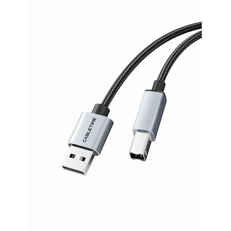 CABLETIME CA15L Cable USB-A Macho a USB-B 2.0 Macho 2m CT-AMBM1-AG2