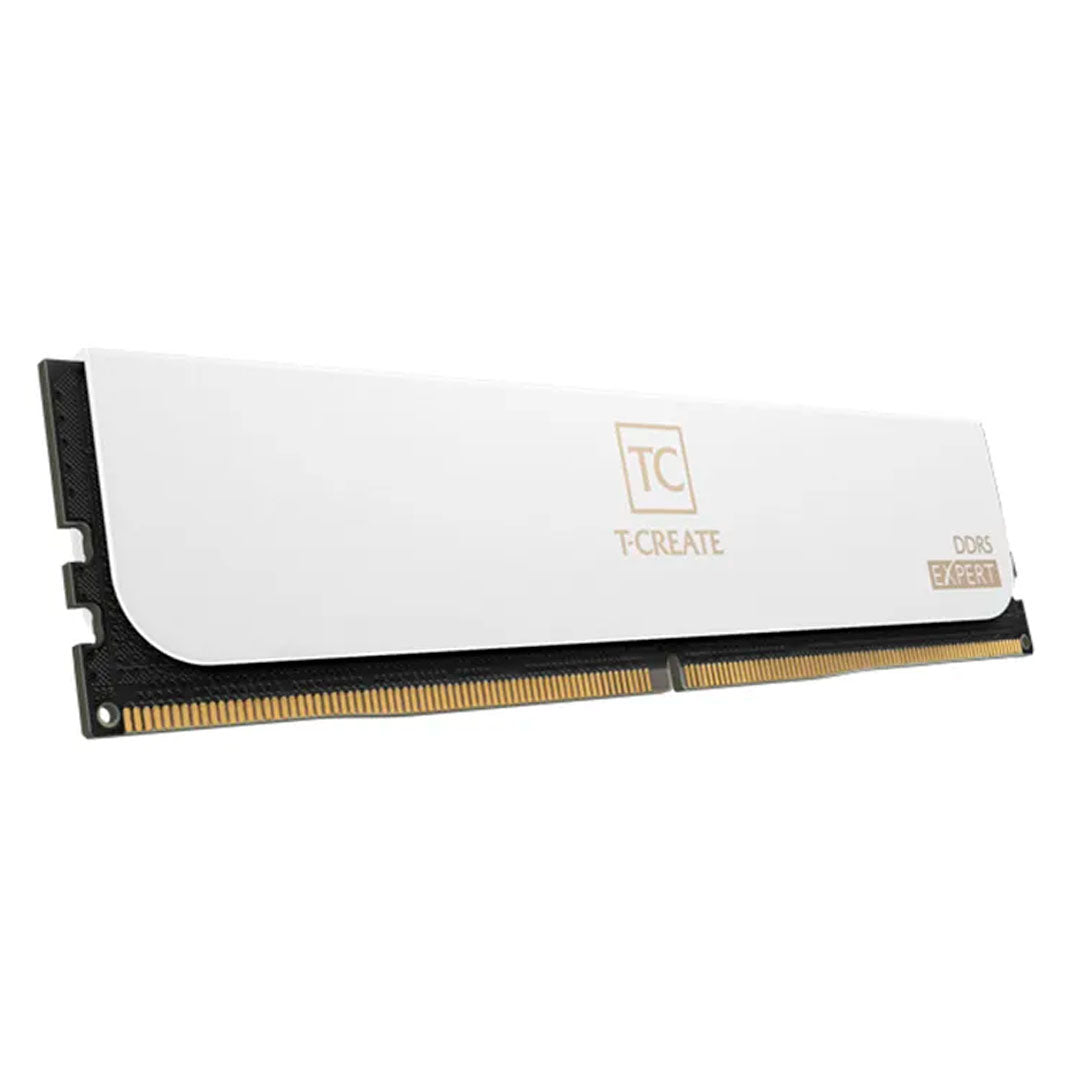 TEAMGROUP EXPERT Memoria RAM DDR5 64GB 2x32GB 6400MHz Blanco