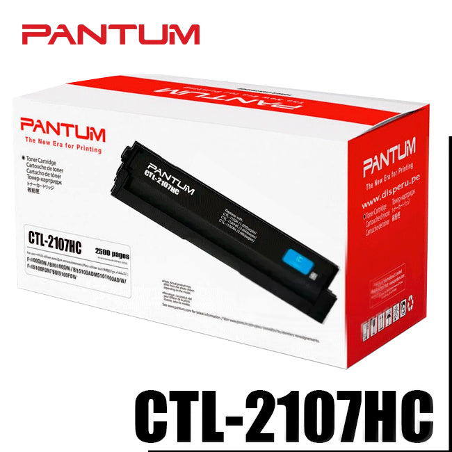 PANTUM CTL-2107HC Toner Color Cyan para Impresora Rendimiento 2.5K páginas