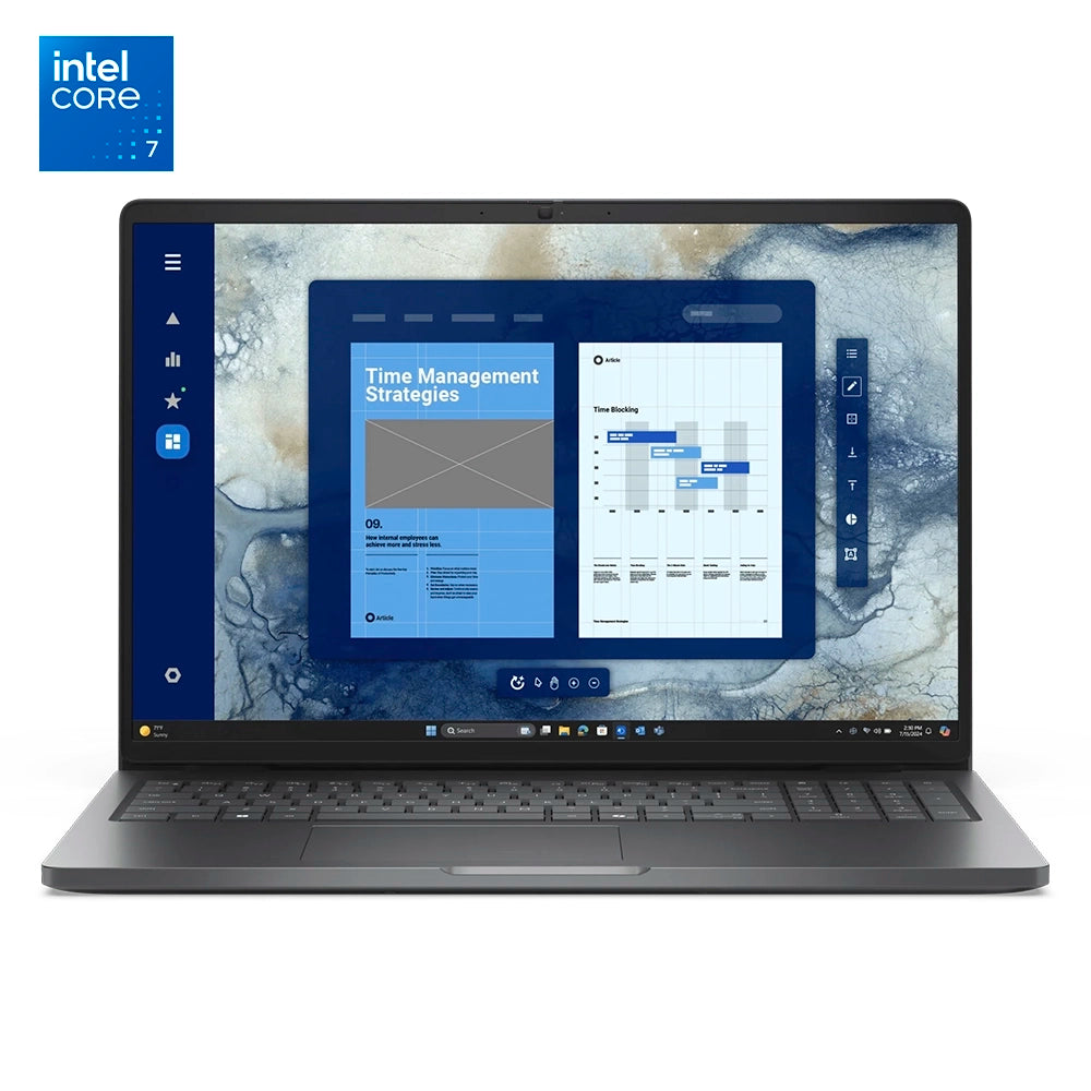 DELL PC16250 CTV12 Laptop 16" FHD IPS Intel Core 7-150U 16GB DDR5 512GB SSD Windows 11 Pro