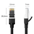 UGREEN NW101 50194 Patchcord Cabo de rede de cobre puro Cat 6 x 5m Preto