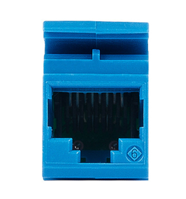 SIEMON MX6-06B, Jack cat6 angular azul