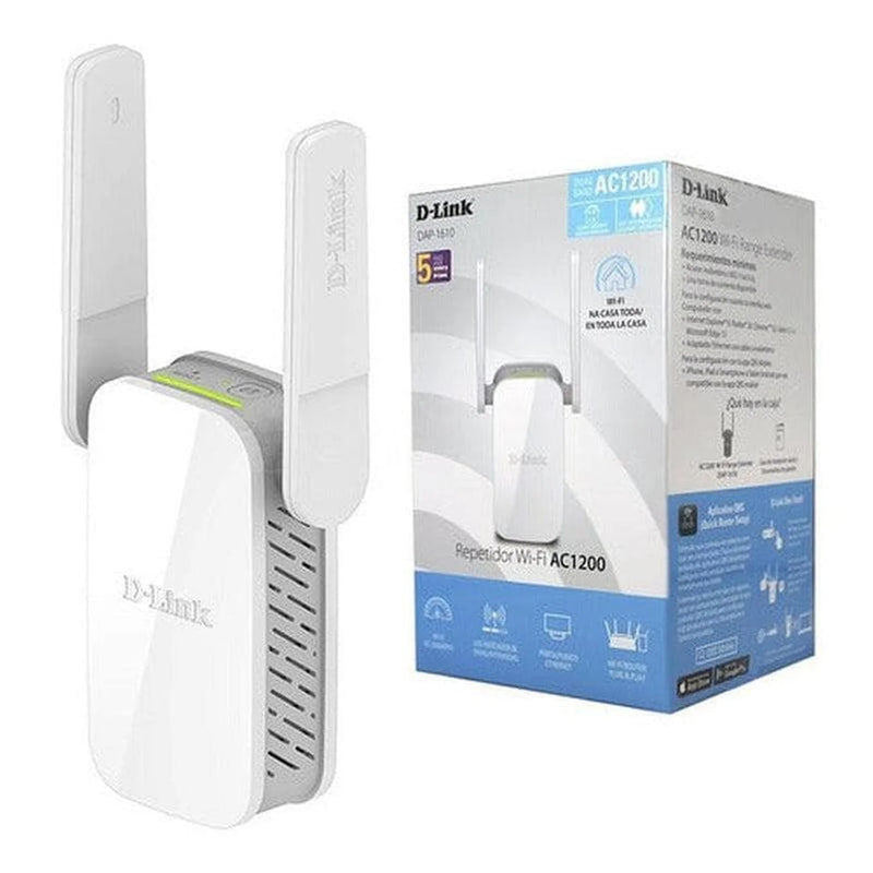 D-LINK DAP-1610 Amplificador Repetidor WiFi AC1200 Doble banda, extensor de rango