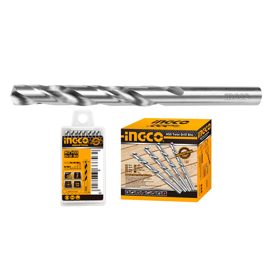 INGCO DBT1110501 Broca Reforzada para Metal HSS 5mm 10pcs