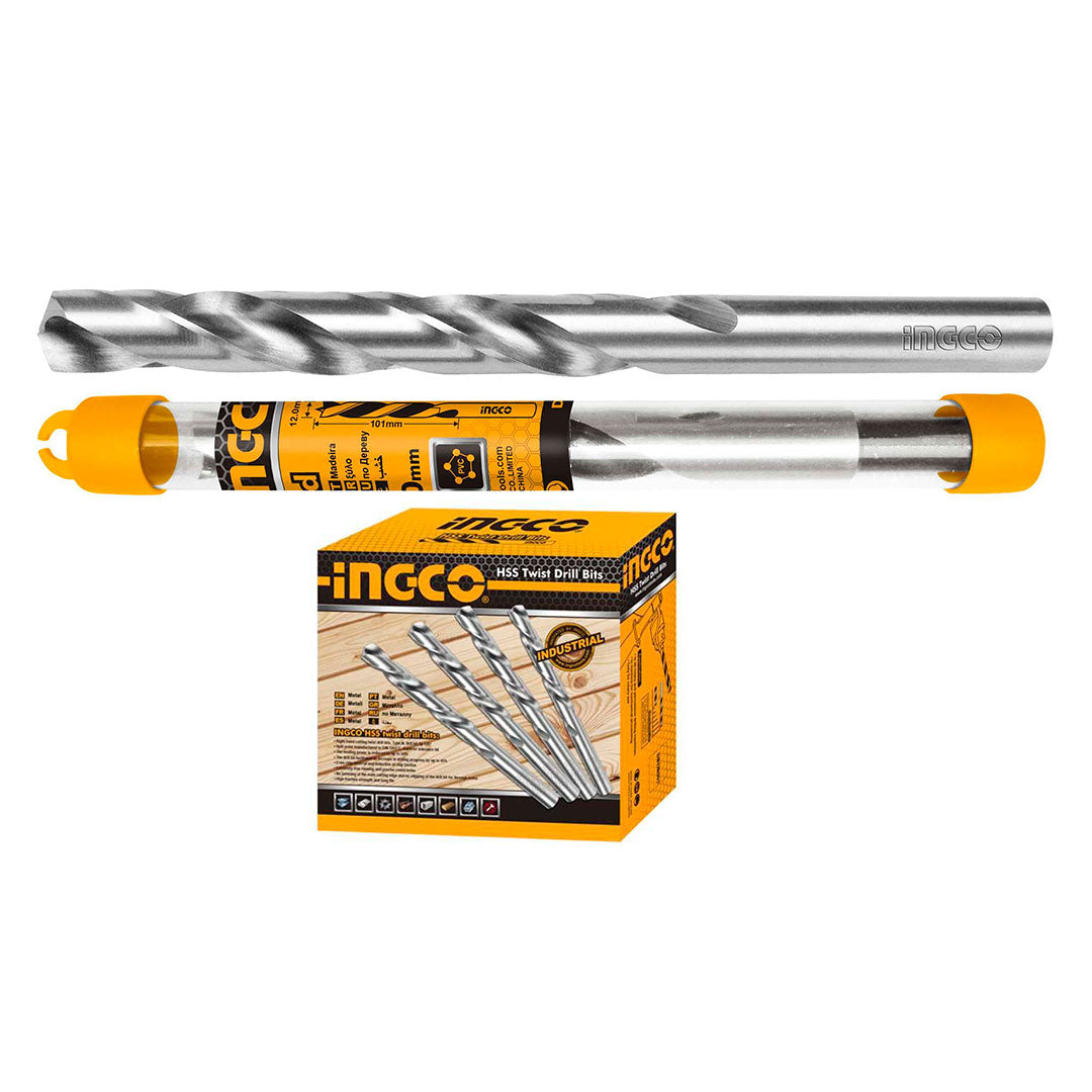 INGCO DBT1111001 Broca reforzada para metal HSS M2 10.0mm