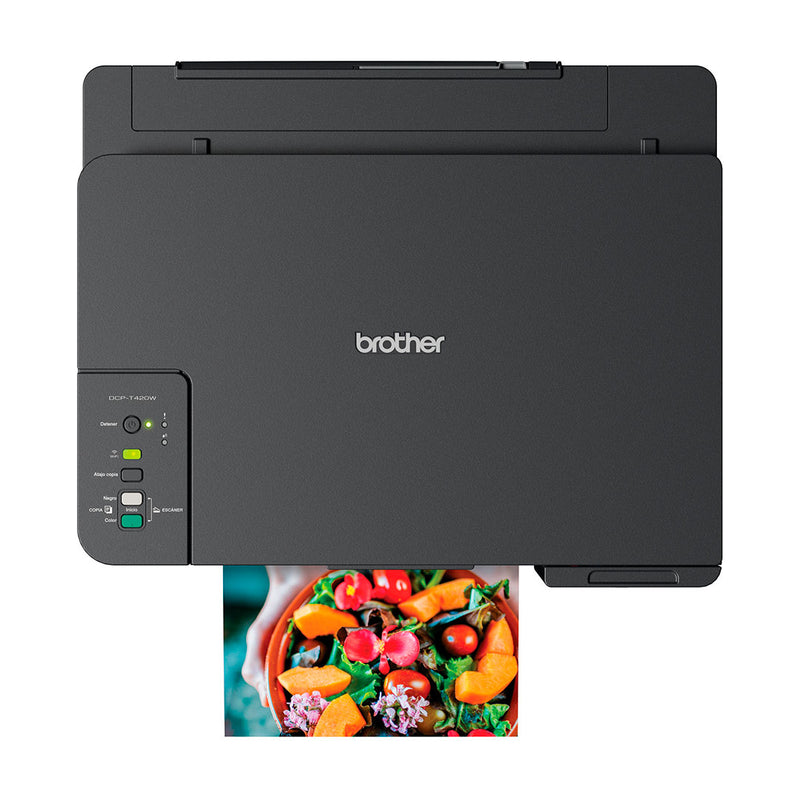 BROTHER DCP-T420W Impresora Multifuncional de tinta continua a color, recargable, copia, imprime, escanea, WIFI, A4