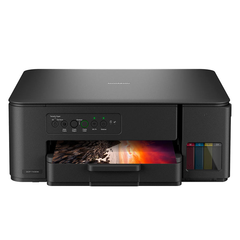 BROTHER DCP-T430W Impresora multifuncional WIFI de tinta continua a color