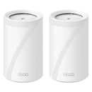 TP-LINK DECO BE65 (pacote com 2), pacote com 2 sistemas WiFi 7 MESH para toda a casa BE11000. Compatível com Alexa e Google Assistant. Pacote x 2