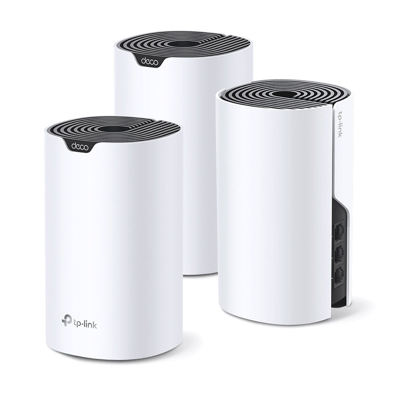 TP-LINK DECO S7 (3-pack) Pack x3 Sistema Wi-Fi Mesh Inteligente Doble Banda AC1900. Control por voz Alexa