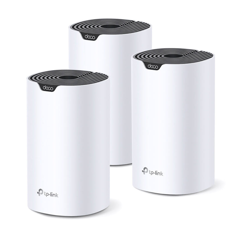 TP-LINK DECO S7 (3-pack) Pack x3 Sistema Wi-Fi Mesh Inteligente Doble Banda AC1900. Control por voz Alexa