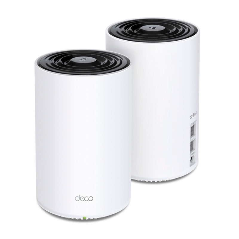 TP-LINK DECO X68(2-pack), Pack x2 Sistema WiFi 6 MESH para todo el hogar AX3600 Triple banda IA. Control por voz Alexa