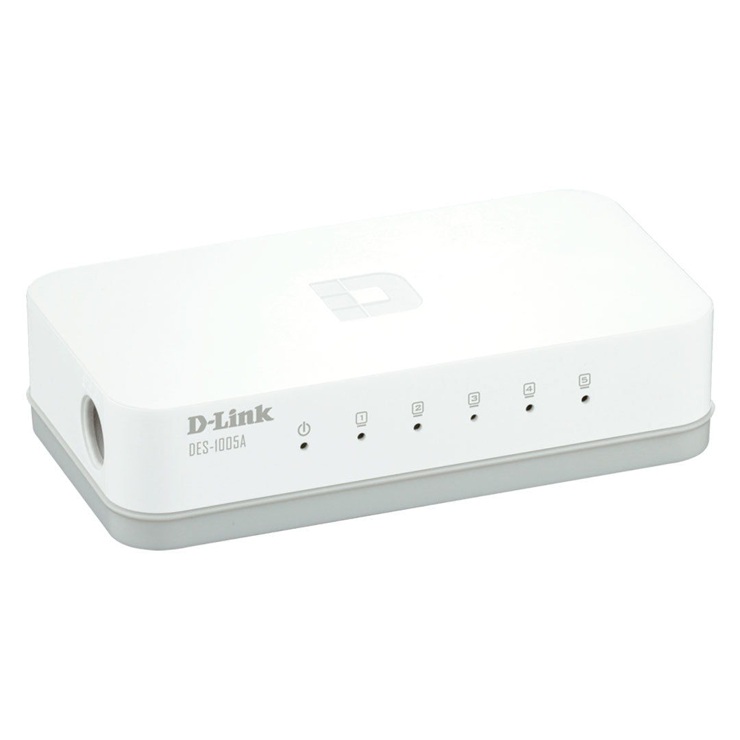 D-LINK DES-1005A Switch no administrable 5 puertos RJ45 10/100 Mbps fast Ethernet