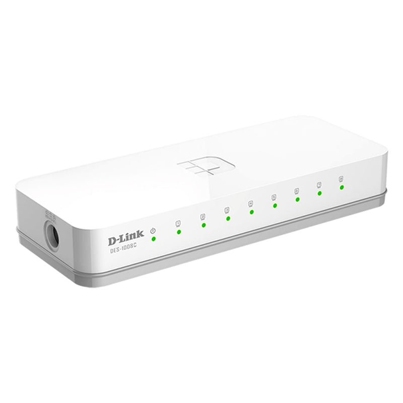 D-LINK DES-1008A Switch no administrable de 8 puertos fast Ethernet