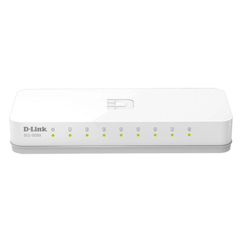 D-LINK DES-1008A Switch no administrable de 8 puertos fast Ethernet