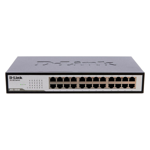 D-LINK DES-1024D Switch 24 puertos RJ45 10/100 Mbps CSMA/CD rackeable