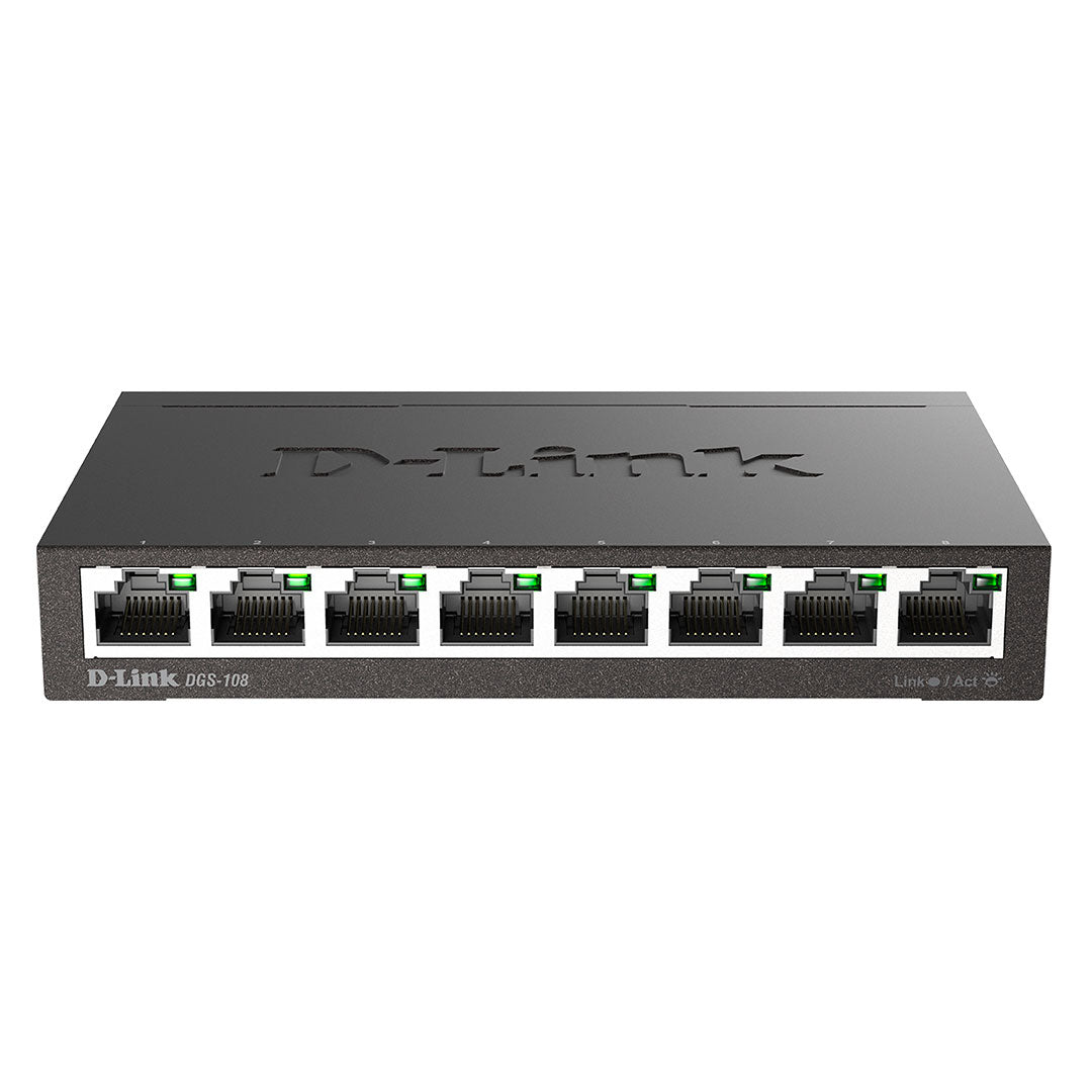 D-LINK DGS-108 Switch 8 puertos Gigabit Plug&Play