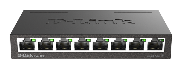 D-LINK DGS-108 Switch 8 puertos Gigabit Plug&Play