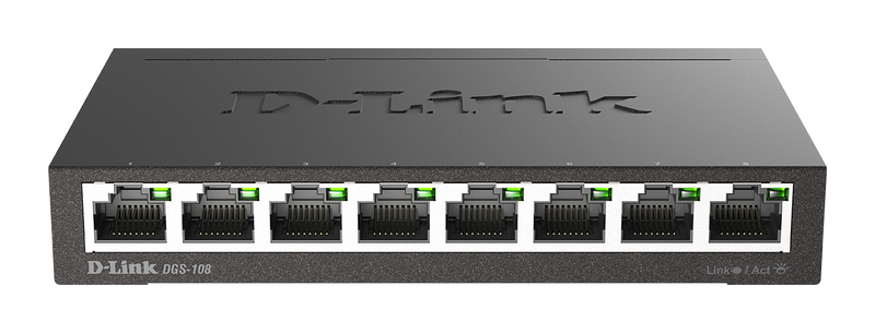 D-LINK DGS-108 Switch 8 puertos Gigabit Plug&Play