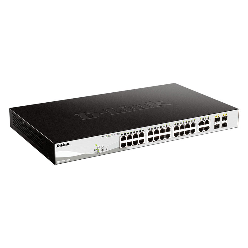 D-LINK DGS-1210-28MP Switch 24 puertos PoE 4 puertos GbE/SFP